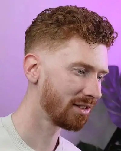 Modern men's haircut styled clean and easy to maintain