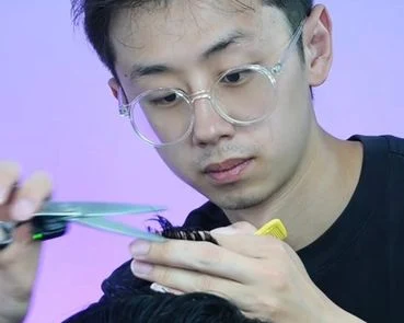 Textured cut on a male client from the Dandenong area